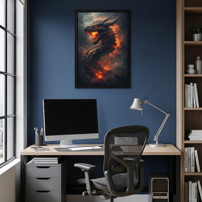 Uralter Drache der Höllenflammen Poster (Von Creator hochgeladen)