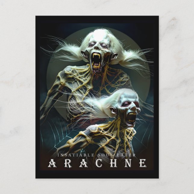 Uraltes Biest & Kreaturen: ARACHNE Postkarte (Vorderseite)