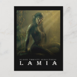 Uraltes Biest & Kreaturen: LAMIA Postkarte