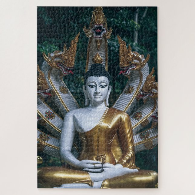 uraltes Buddha-Puzzle Puzzle (Vertikal)