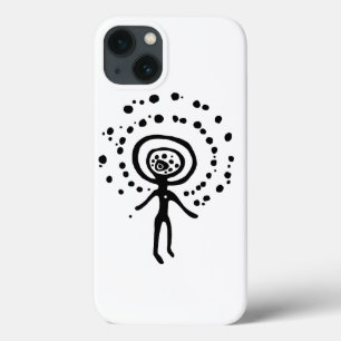 uraltes Idol Geoglyph-Symbol Petroglyph amerindian Case-Mate iPhone Hülle