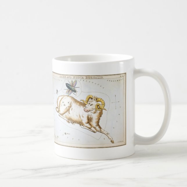 Urania-Spiegel, Konstellation der Vintagen Sterne Kaffeetasse (Rechts)