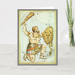 Urania-Spiegel, Vintage Astronomie-Himmelskarte Karte