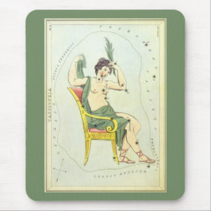 Urania-Spiegel, Vintage Astronomie-Himmelskarte Mousepad