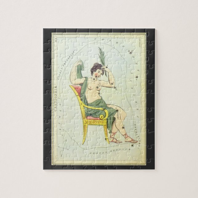 Urania-Spiegel, Vintage Astronomie-Himmelskarte Puzzle (Vertikal)