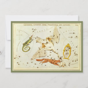 Urania's Mirror, Vintage-Astronomie-Himmelskarte