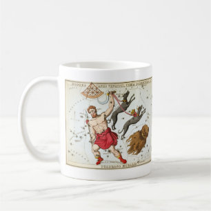 Urania's Mirror, Vintage-Astronomie-Himmelskarte Kaffeetasse