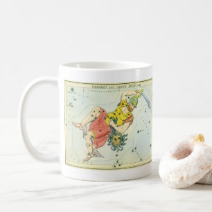 Urania's Mirror, Vintage-Astronomie-Himmelskarte Kaffeetasse