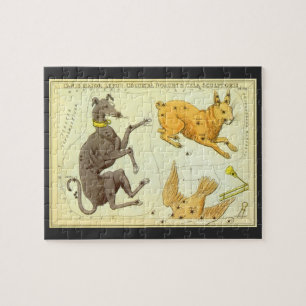 Urania's Mirror, Vintage-Astronomie-Himmelskarte Puzzle