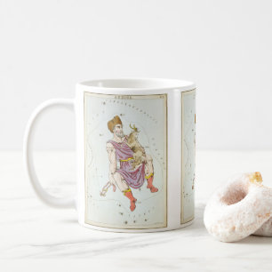 Urania's Mirror, Vintage Astronomiekarte des Himme Kaffeetasse