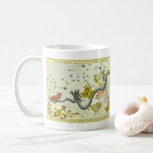 Urania's Spiegel, Vintage-Astronomie-Himmelsatlas Kaffeetasse