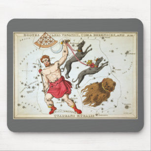 Urania's Spiegel, Vintage-Astronomie-Himmelsatlas Mousepad