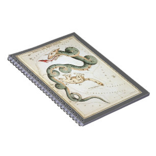 Urania's Spiegel, Vintage-Astronomie-Himmelsatlas Notizblock