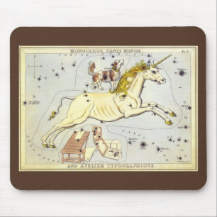 Urania's Spiegel, Vintage-Astronomie-Himmelskarte Mousepad