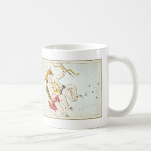 Urania's Spiegel, Vintage Sternbild Zwillinge Kaffeetasse