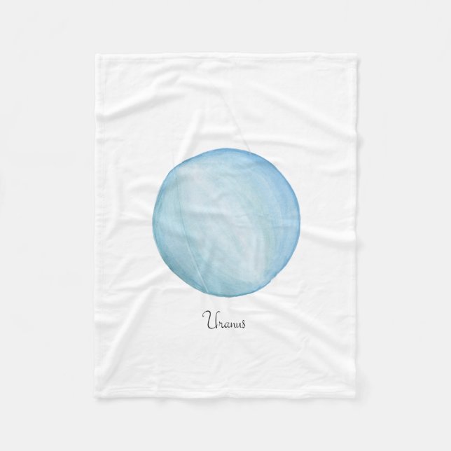 Uranus Fleecedecke (Vorderseite)
