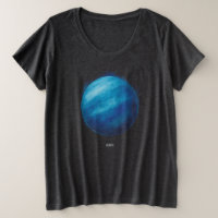 Uranus Planet Artwork - Cosmic Space Illustration