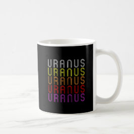 Uranus Planet Retro Vintag Astronomie T - Shirt Tasse