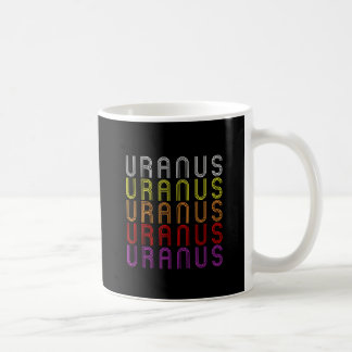 Uranus Planet Retro Vintag Astronomie T - Shirt Tasse