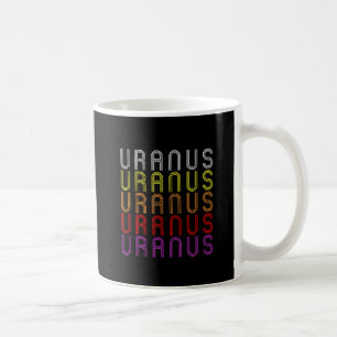 Uranus Planet Retro Vintage Astronomie T-Shirt Tasse