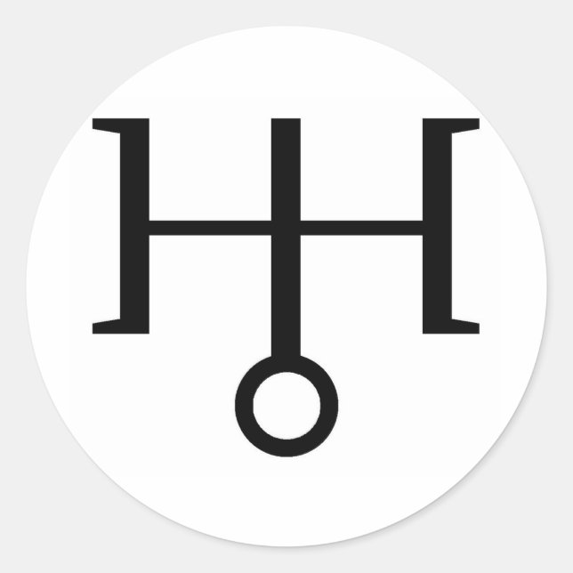 URANUS RUNDER AUFKLEBER (Vorderseite)