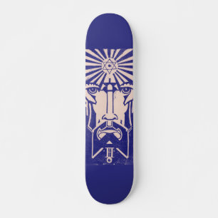 Uranus Sky God Greece Mythology Blue Skateboard