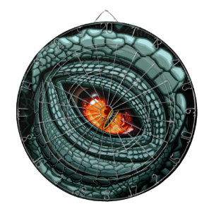 Urauge Reptilien-Räuber Dartscheibe