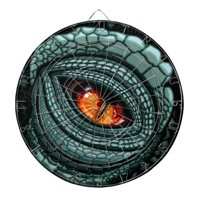 Urauge Reptilien-Räuber Dartscheibe (vorne)