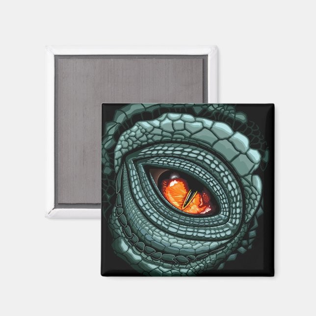 Urauge Reptilien-Räuber Magnet (Vorderseite/Rückseite)