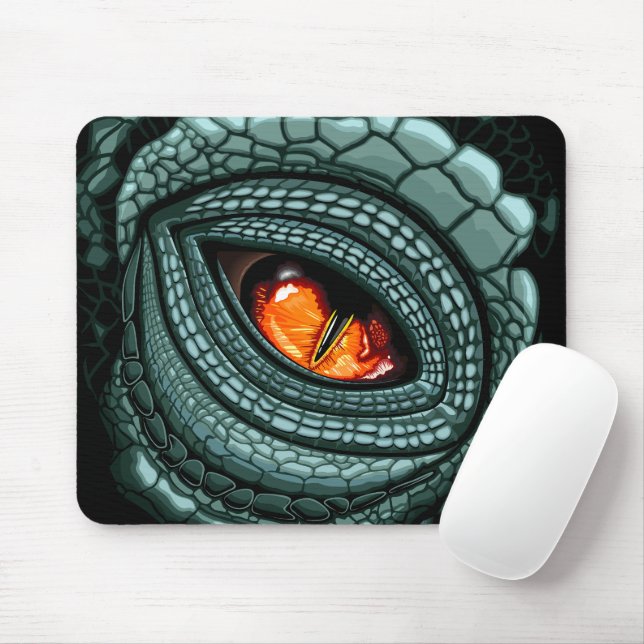 Urauge Reptilien-Räuber Mousepad (Mit Mouse)