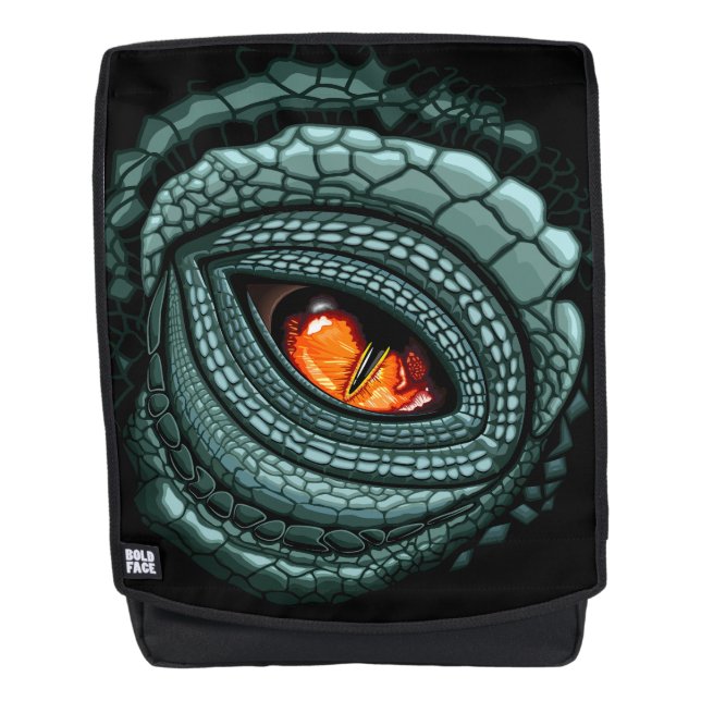 Urauge Reptilien-Räuber Rucksack (Vorderseite)