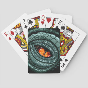 Urauge Reptilien-Räuber Spielkarten