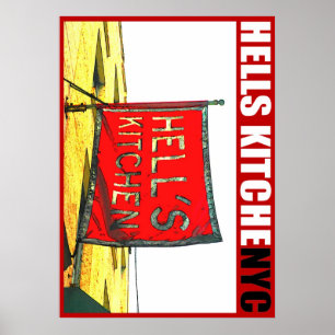 Urban59 ArtWorks Studio Hells Kitchen NYC Poster