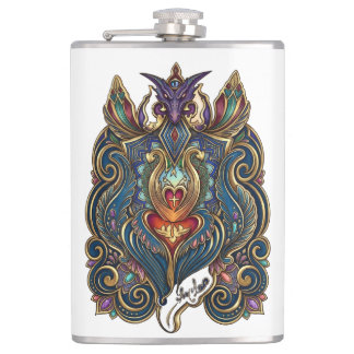 Urban 3D Mythic Soul Vinyl Wrapped Flask Flachmann