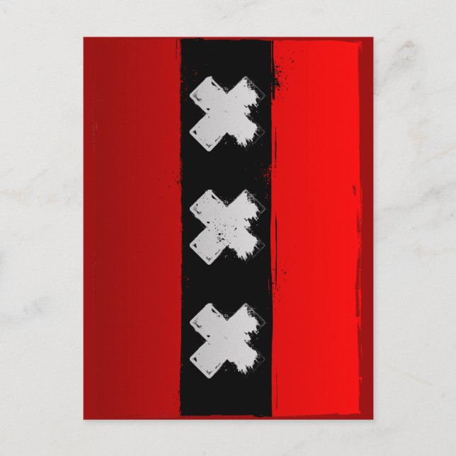 Urban Amsterdam Postkarte (Vorderseite)