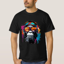 Urban Ape: Graffiti Colorful T - Shirt Art