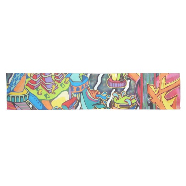 Urban Art. 1. Kurzer Tischläufer (Horizontal)