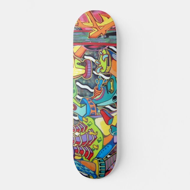 Urban Art. 1. Skateboard (Vorderseite)