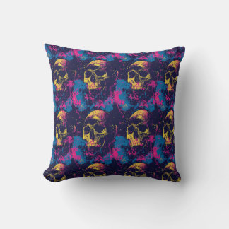 Urban Art Skull Pillow Design, cojin B12 Kissen