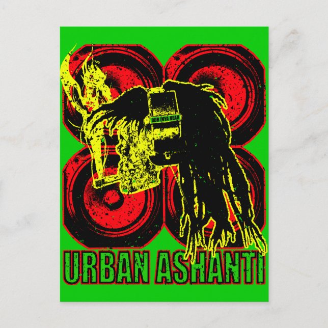 URBAN ASHANTI POSTKARTE (Vorderseite)
