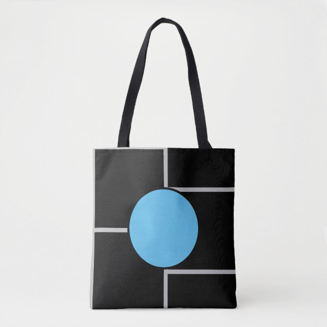 Urban Black and white color Tote (Vorderseite)
