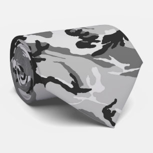 Urban Black & Gray Camouflage Krawatte