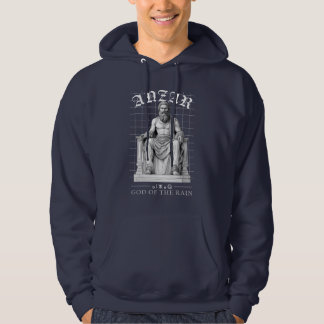Urban Black & White Anzar Statue Amazigh Mythology Hoodie