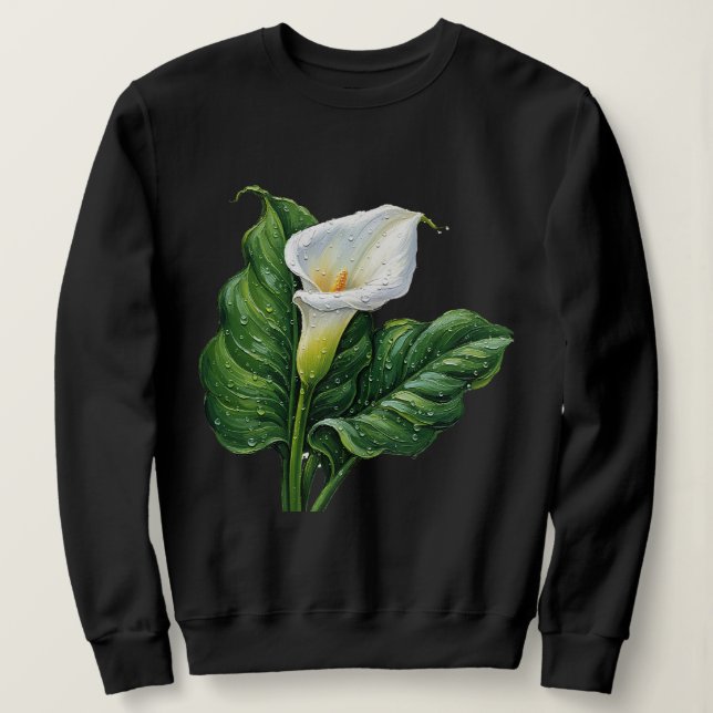 Urban Bloom Graffiti Sonnenblume - Premium  Sweatshirt (Design vorne)