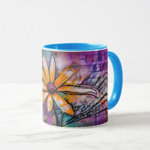 Urban Blooms Graffiti Tasse - African Daisy