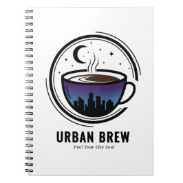 Urban Brew City Skyline Coffee Notizblock
