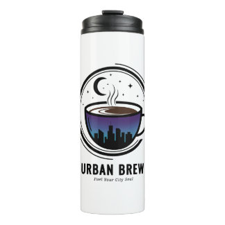 Urban Brew City Skyline Coffee Thermosbecher