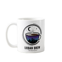 Urban Brew City Skyline Kaffee