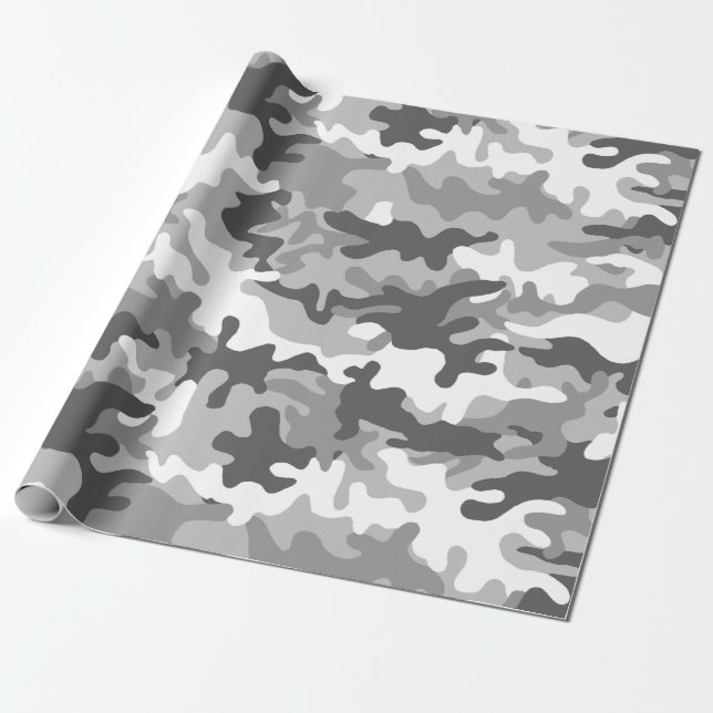 "URBAN-CAMOUFLAGE" GESCHENKPAPIER (Ungerollt)
