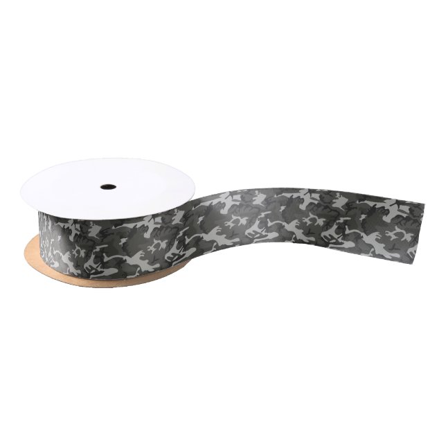 Urban Camouflage Pattern Satinband (Spule)